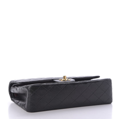 Chanel Lambskin Quilted Medium Double Flap Black 4 of 9
