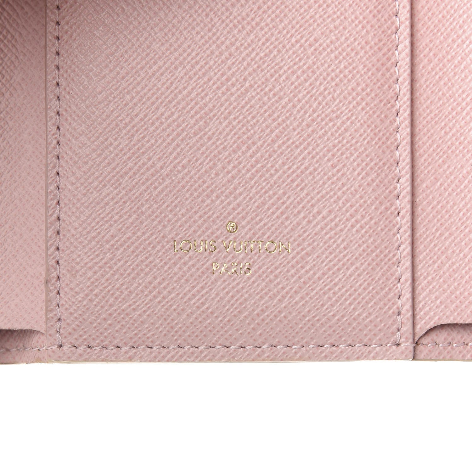 Louis Vuitton Damier Azur Victorine Wallet Rose Ballerine 5 of 8