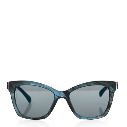 Chanel CC Butterfly Signature Sunglasses 5313 Black 2 of 8