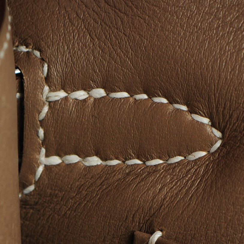 Hermes Swift Kelly Pochette Clutch Etoupe 10 of 17