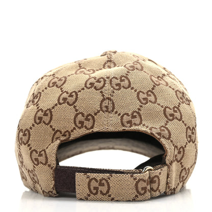Gucci Monogram Textured Dollar Calfskin Zeno Baseball Hat M Beige 5 of 9