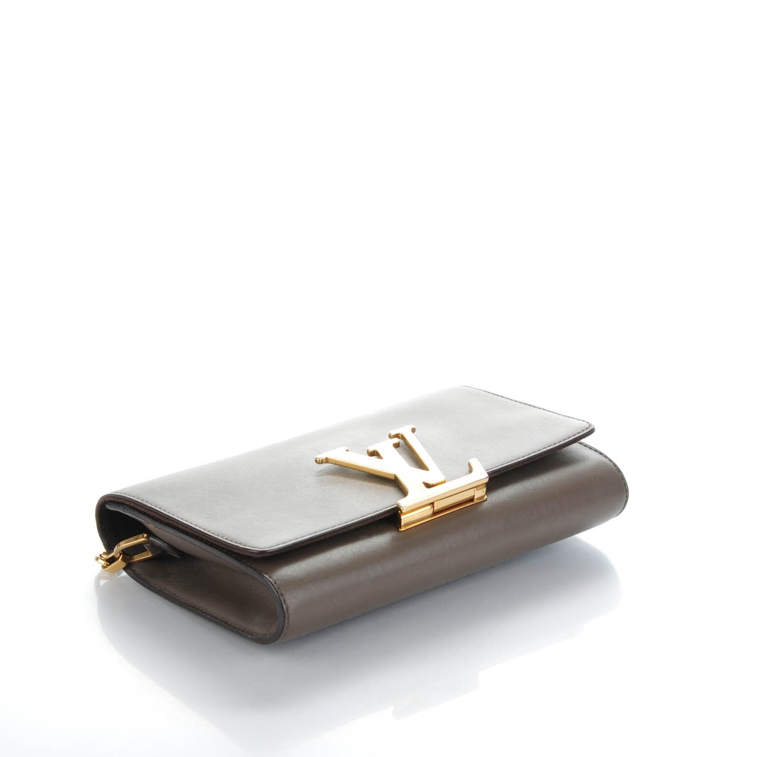Louis Vuitton Calfskin Chain Louise GM Granit 4 of 7