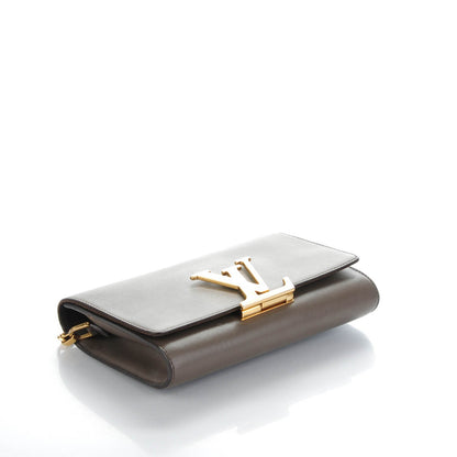 Louis Vuitton Calfskin Chain Louise GM Granit 4 of 7