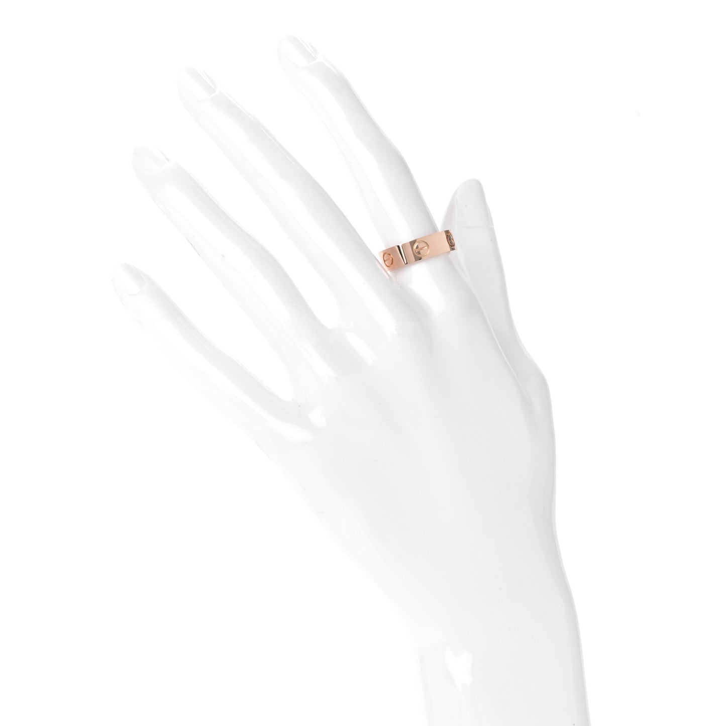 18K Pink Gold 5.5mm LOVE Ring 52 6