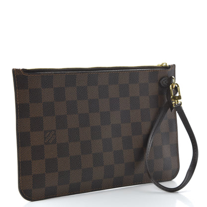 Louis Vuitton Damier Ebene Neverfull MM GM Pochette 3 of 10