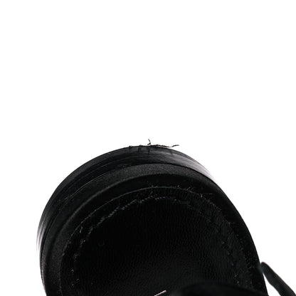 Louis Vuitton Satin Crystal Madeleine Slingback Ballerina Flats 36 Black 10 of 11