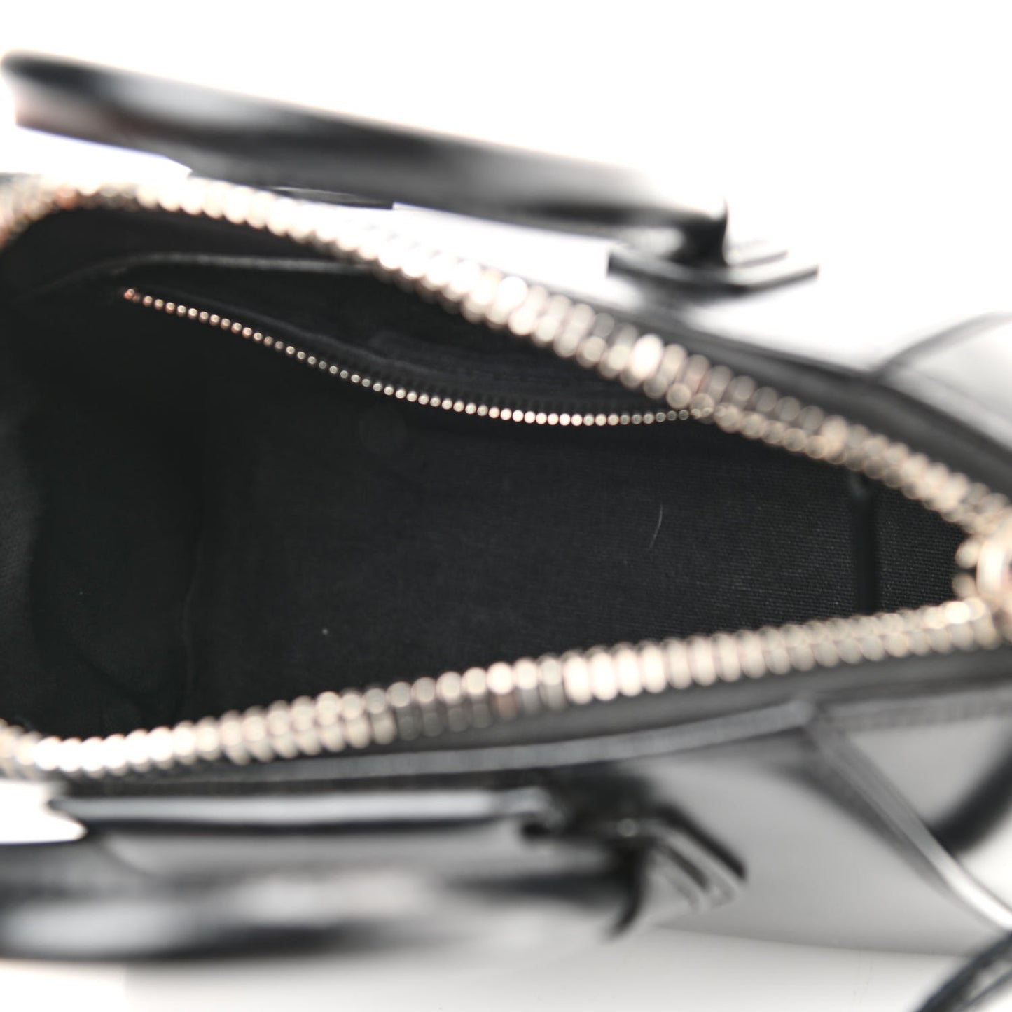 Shiny Lord Calfskin Mini Antigona Black