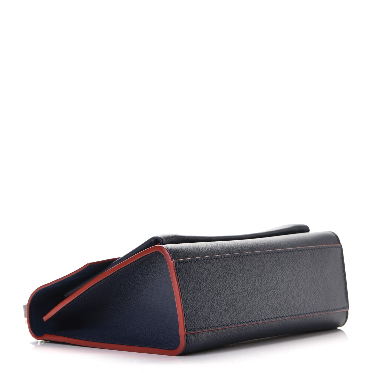 Soft Calfskin Mylockme Chain Bag BB Marine Rouge
