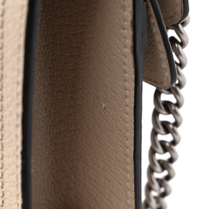 Gucci GG Supreme Monogram Textured Dollar Calfskin Small Rectangular Dionysus Shoulder Bag Beige Mystic White Oatmeal 11 of 11