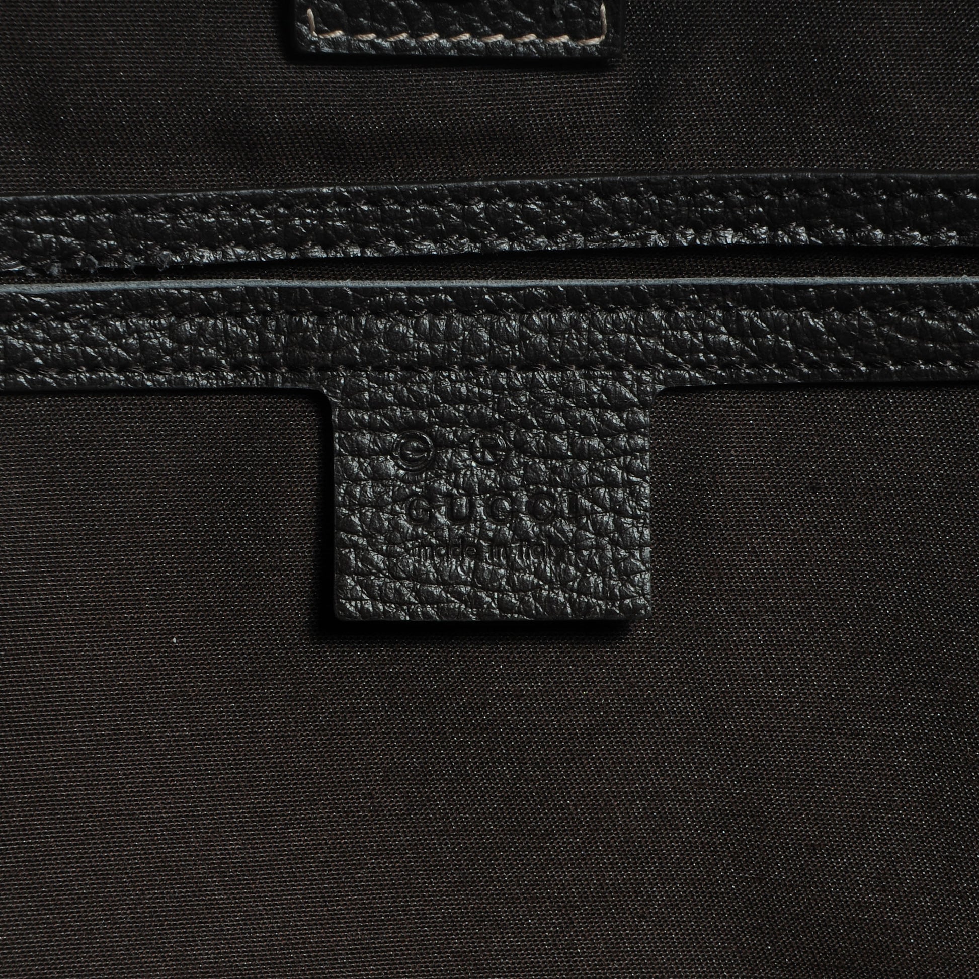 Gucci Crystal Monogram Large Joy Tote Beige Ebony Testa di Moro 6 of 8