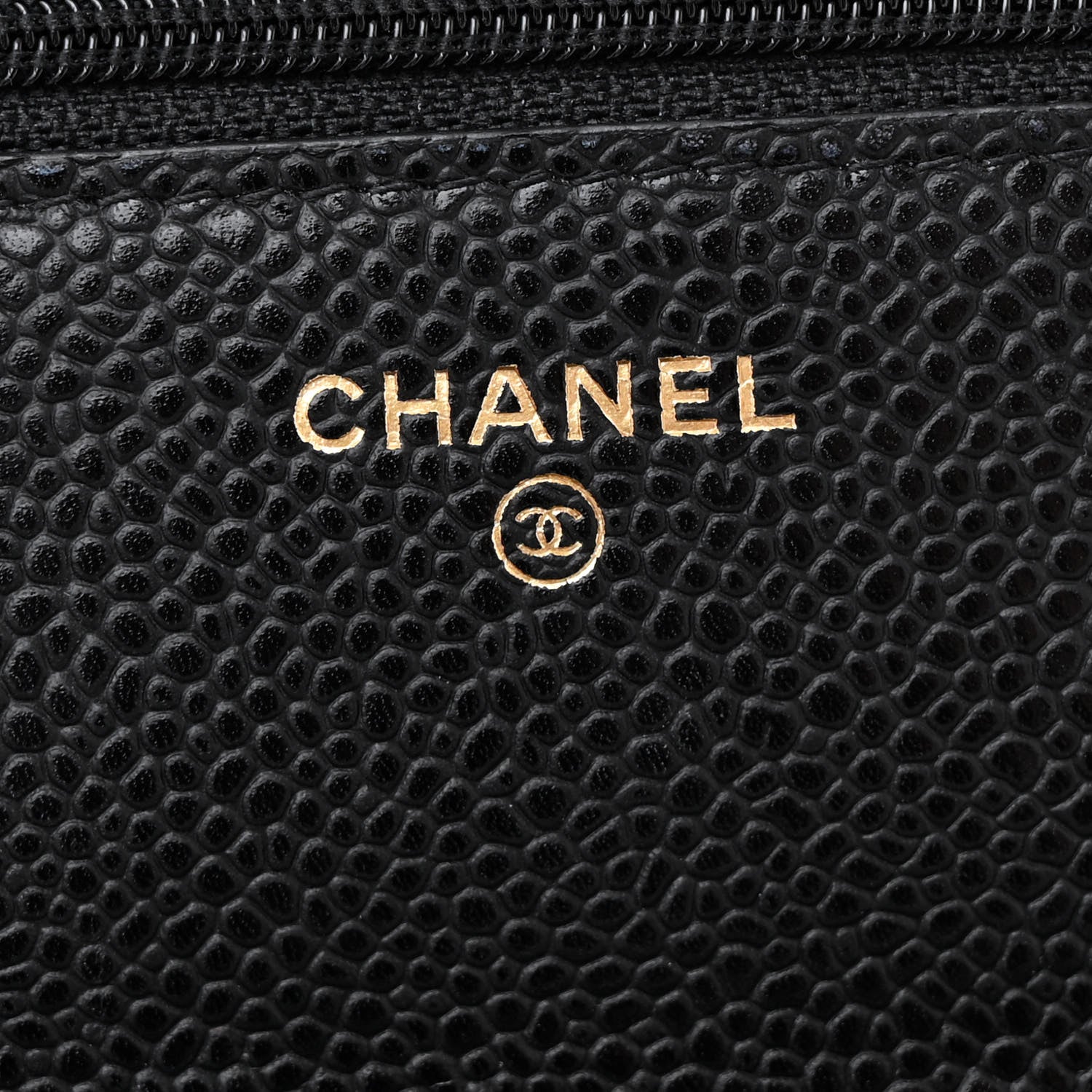 Chanel Caviar Quilted Wallet on Chain WOC Black 6 of 11