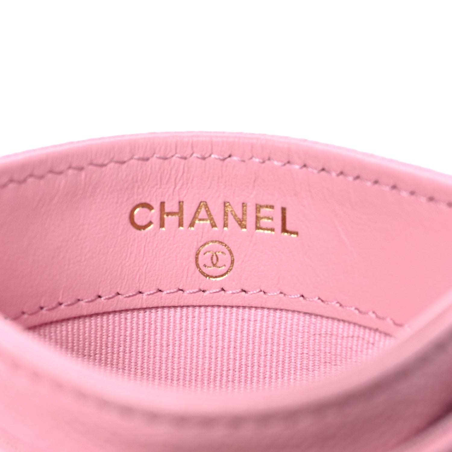 Chanel Caviar Quilted Multi Chain CC Card Holder Pink 6 of 9