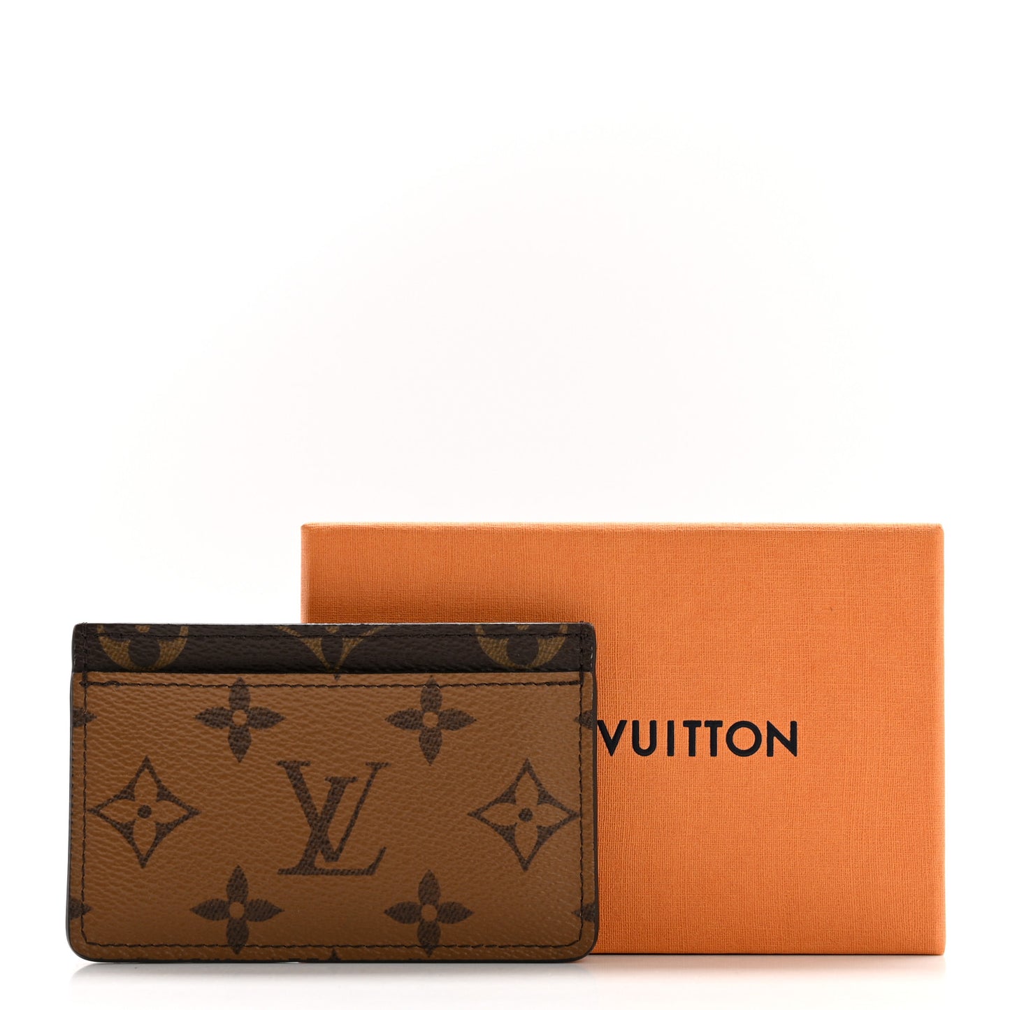 Reverse Monogram Card Holder