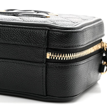 Chanel Caviar Quilted Small CC Filigree Vanity Case Black 10 of 10