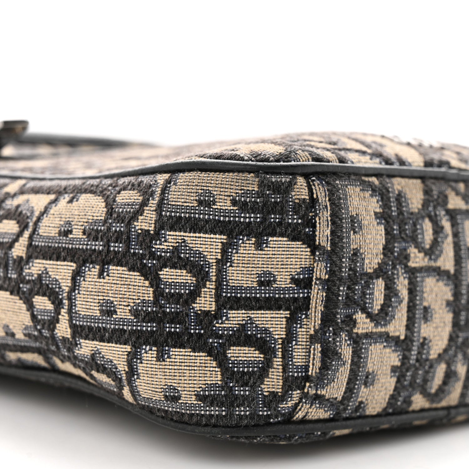 Christian Dior Oblique Messenger Pouch Beige Black 9 of 12