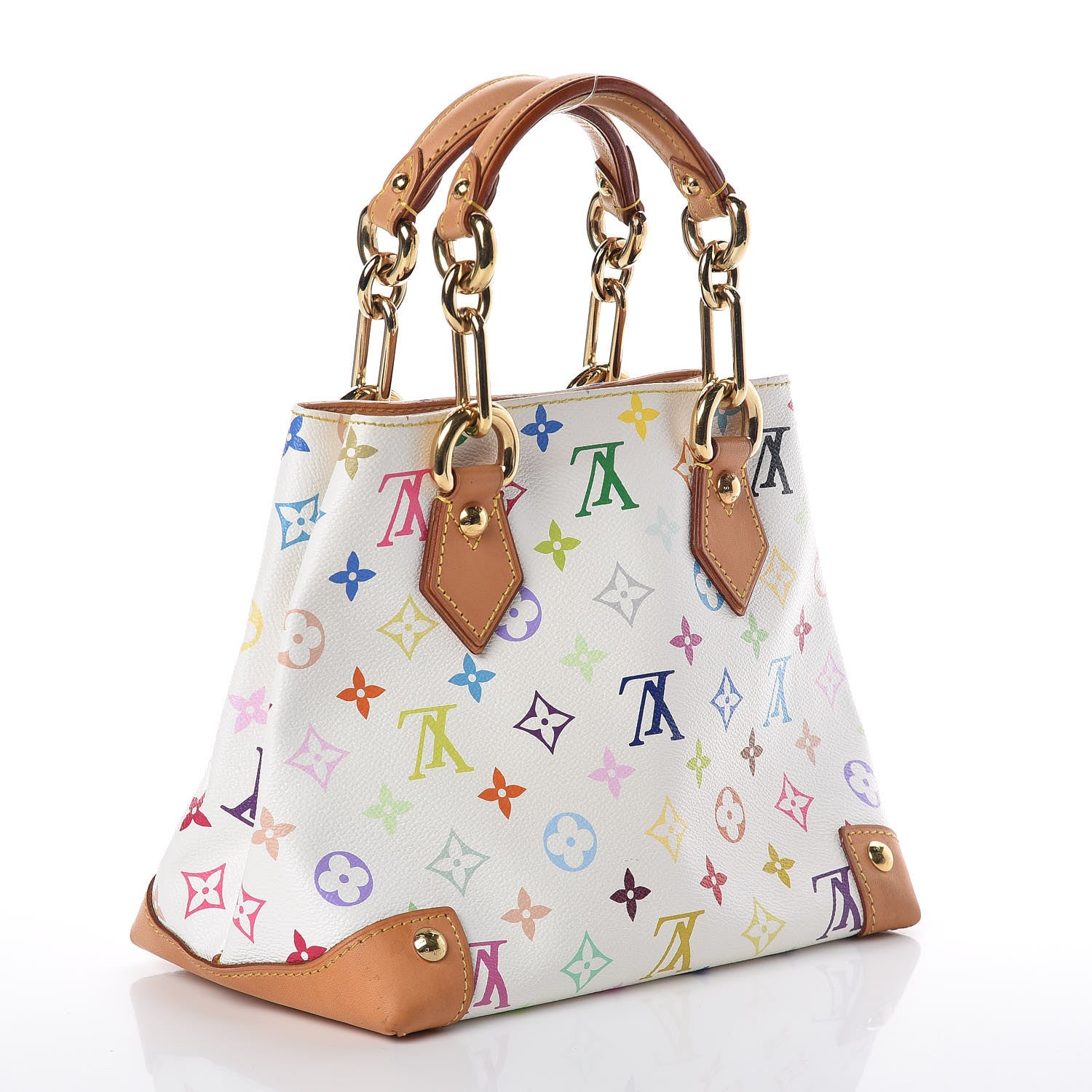 Louis Vuitton Monogram Multicolor Audra White 3 of 8