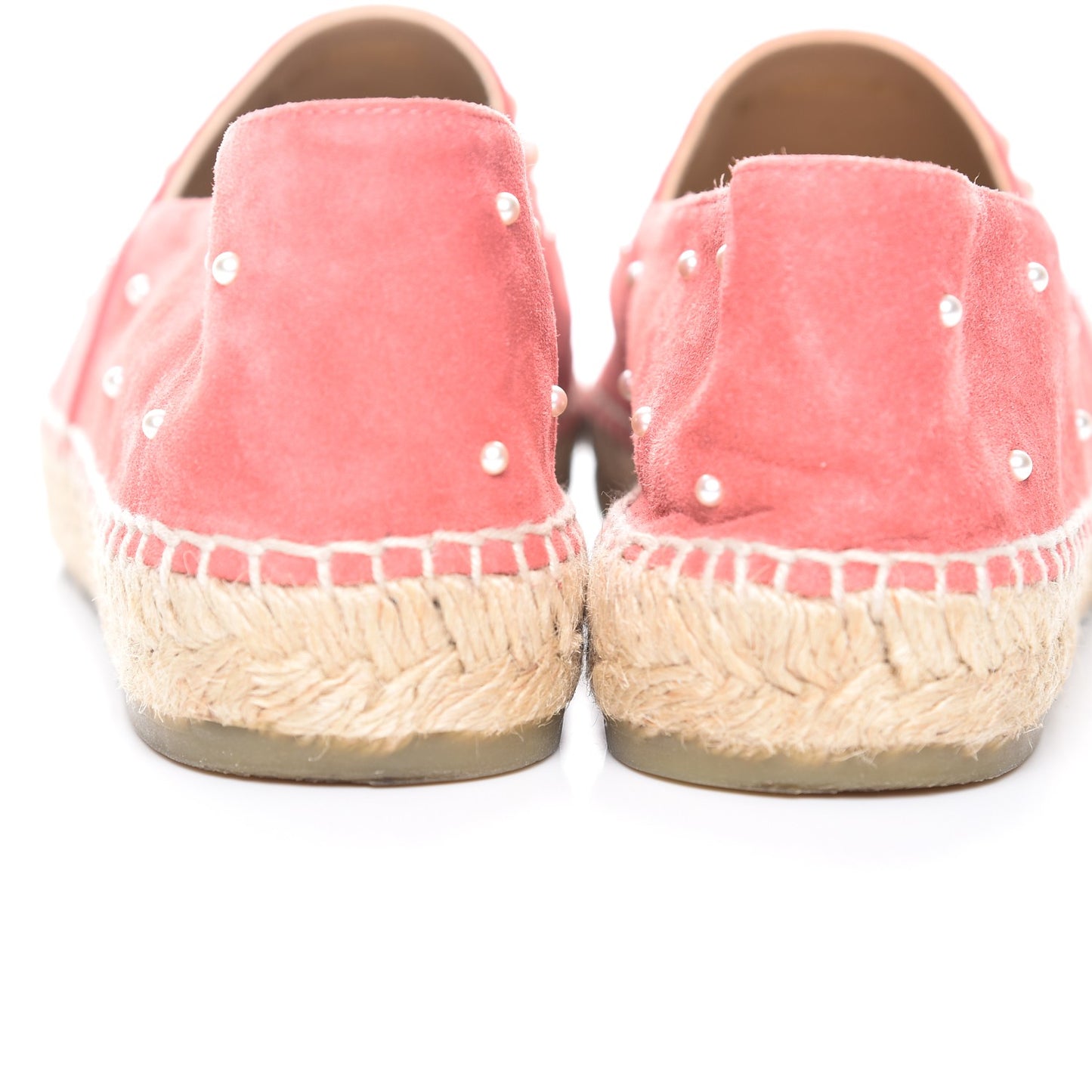 Suede Pearl CC Espadrilles 39 Pink