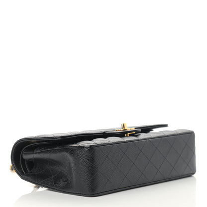 Chanel Caviar Quilted Medium Double Flap Black 4 of 13