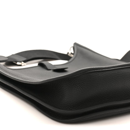 Hermes Taurillon Clemence Evelyne III PM Black 9 of 11