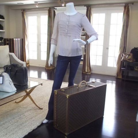 Monogram Alzer 80 Suitcase CUSTOM COMPARTMENT