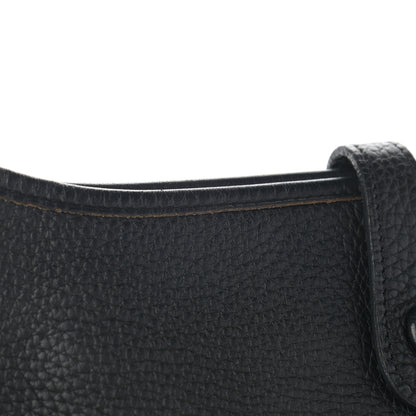 Hermes Taurillon Clemence Evelyne PM Black 12 of 14
