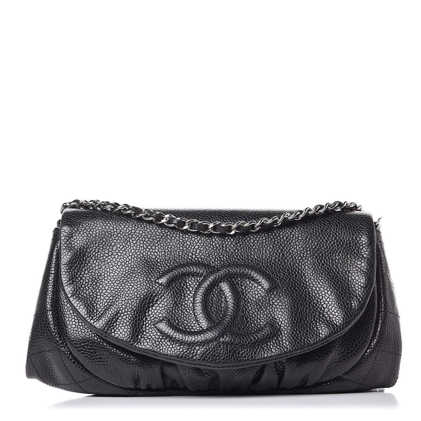 Caviar Half Moon Wallet On Chain WOC Black