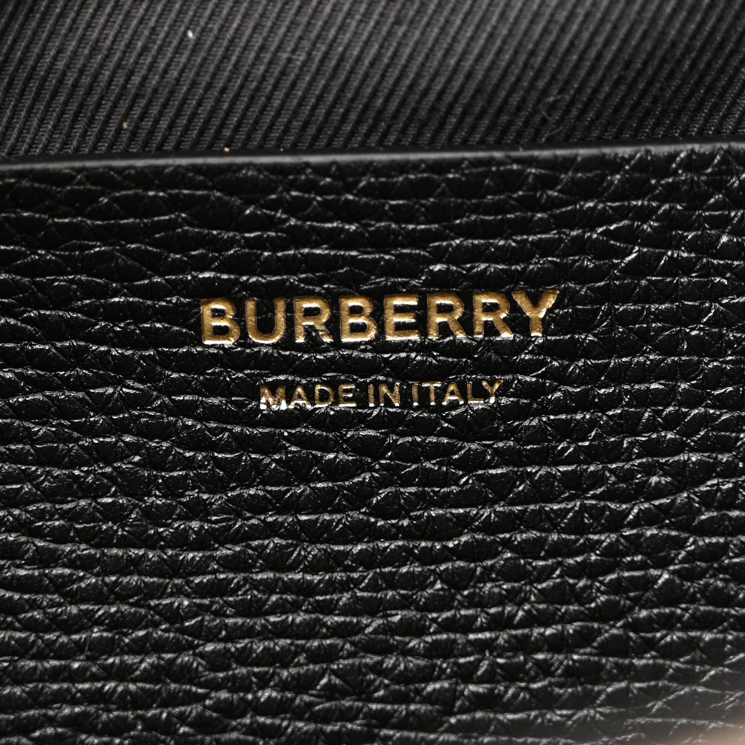 Burberry Derby Calfskin House Check Small Macken Crossbody Bag Black 6 of 10