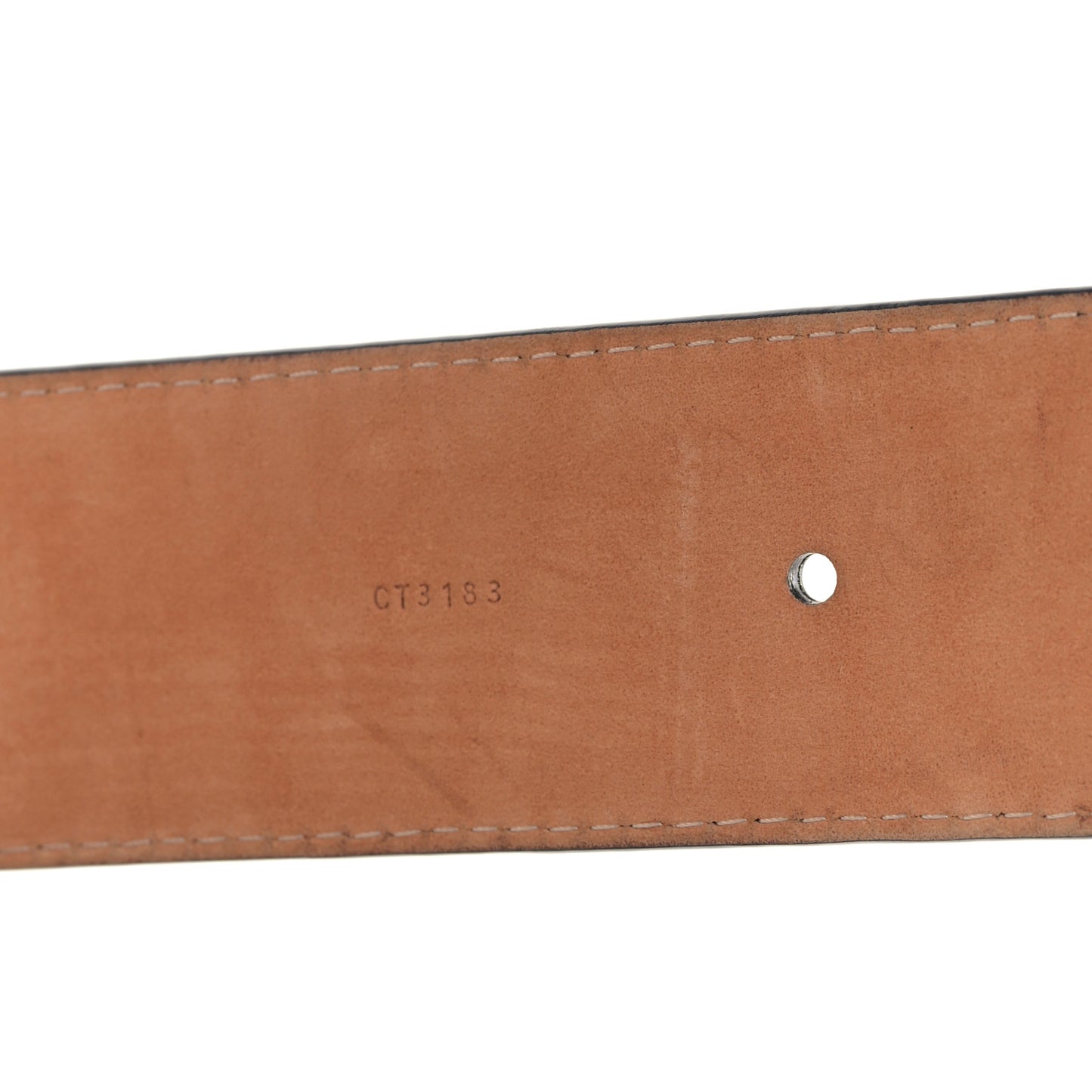 Epi Electric 40mm LV Initiales Belt 80/32 Black