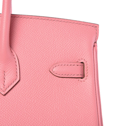 Hermes Epsom Birkin 25 Rose Confetti 32 of 34