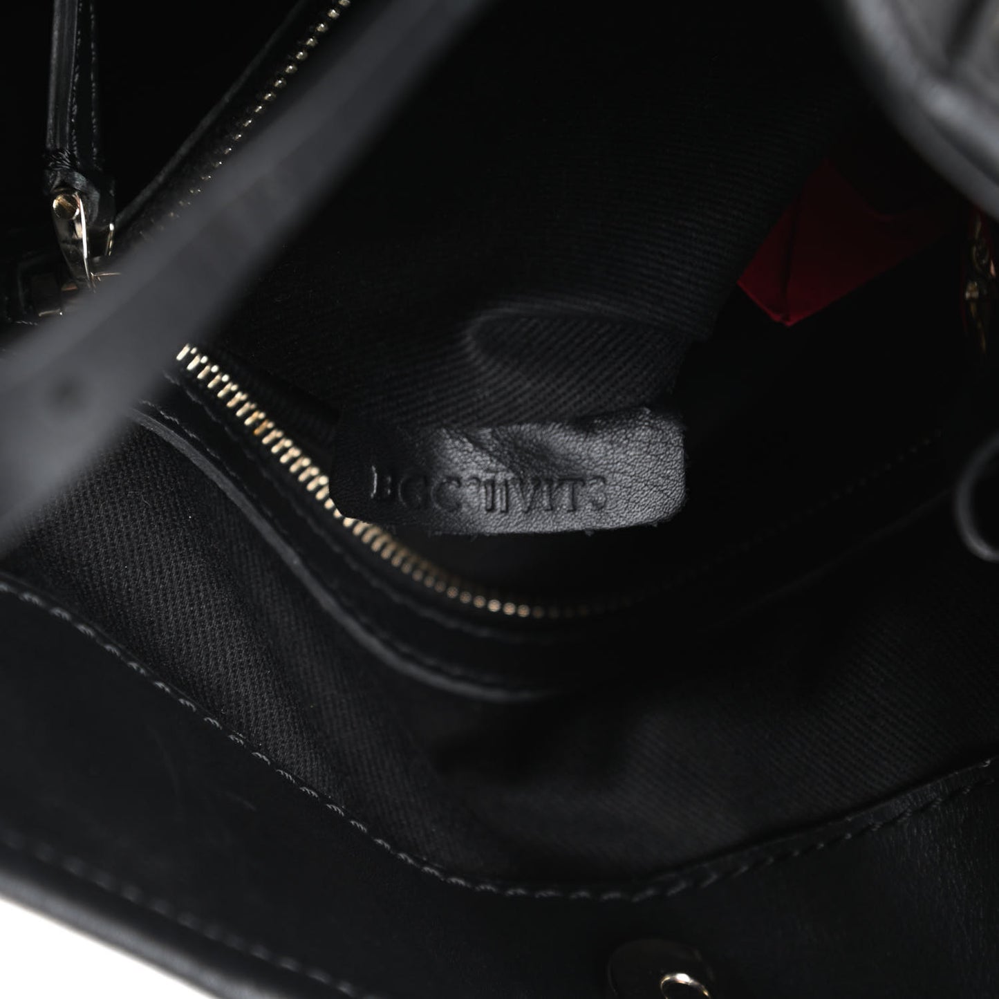 Vitello Rockstud Shopper Tote Black