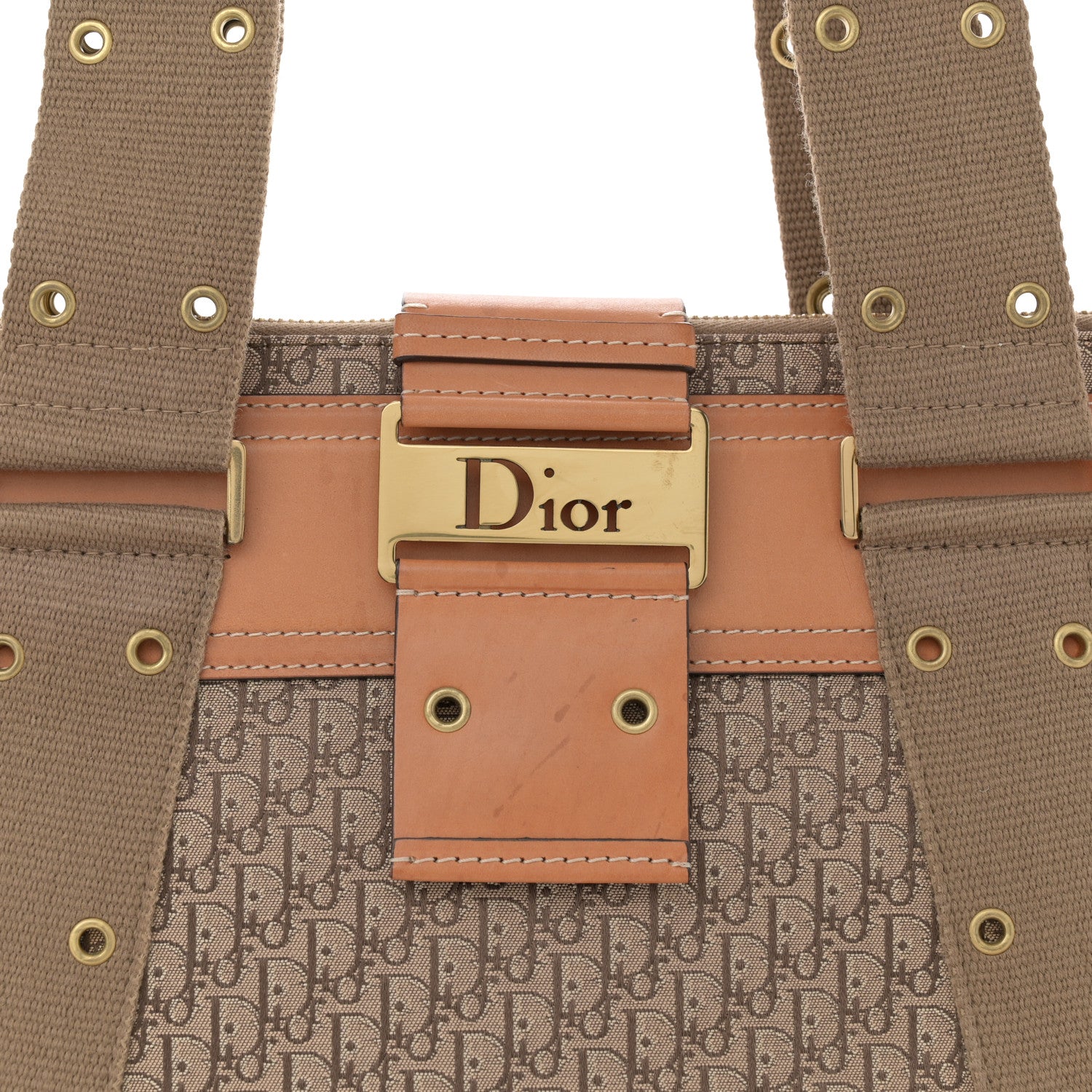 Christian Dior Monogram Street Chic Shopper Tote Beige 8 of 14