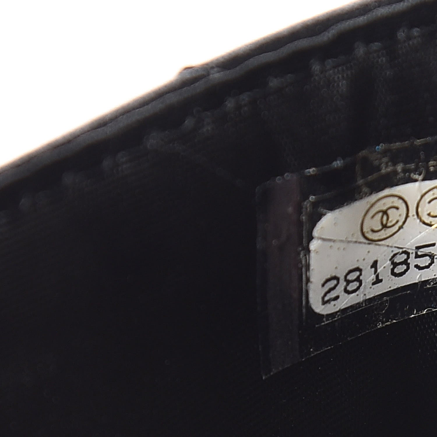 Chanel Aged Calfskin Chevron Quilted Gabrielle Card Holder So Black 8 of 9