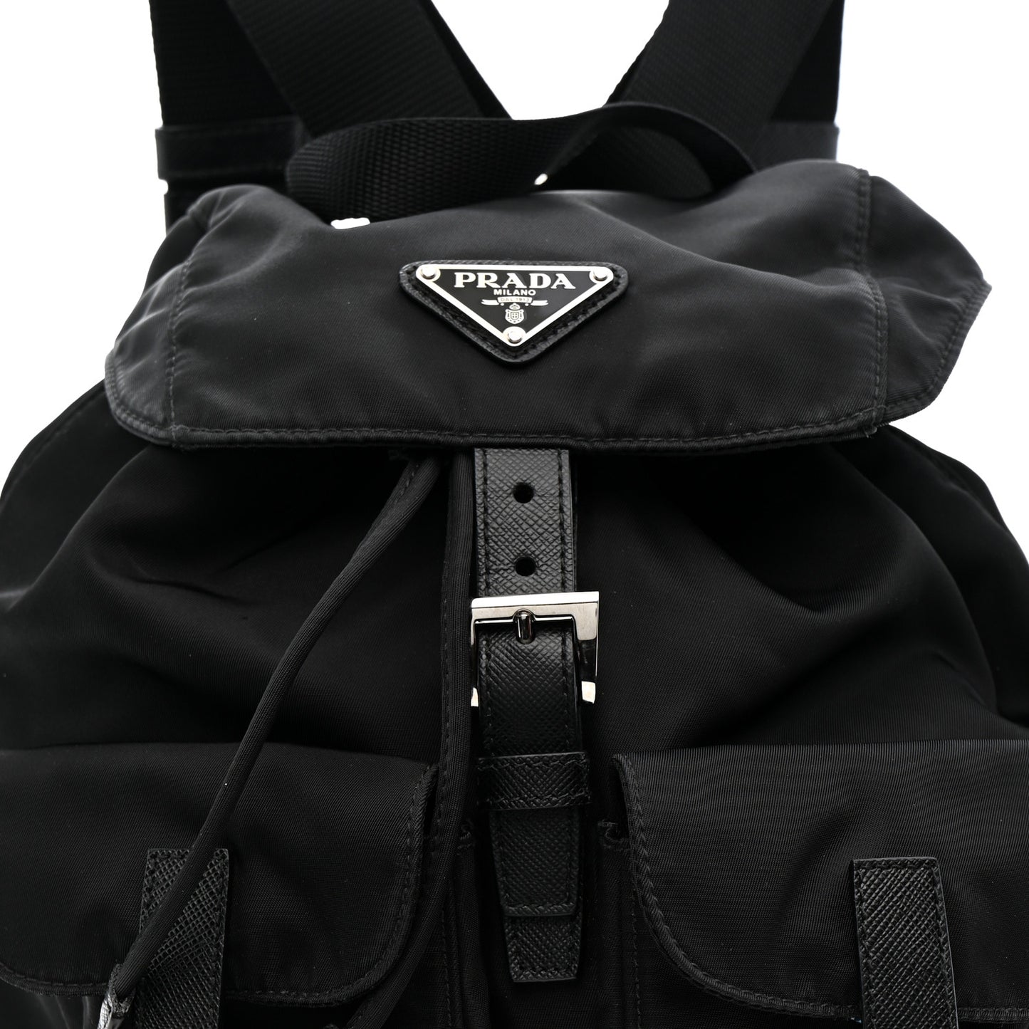 Tessuto Nylon Vela Small Backpack Black