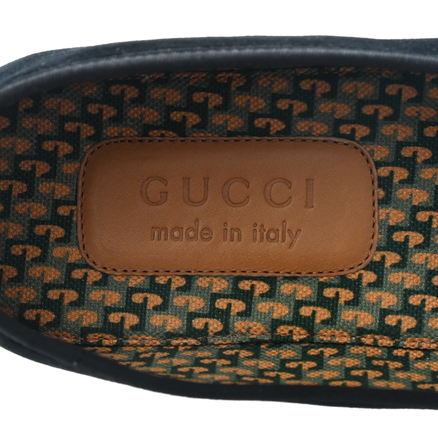 Gucci Velluto Marmara Pearl Embellished Mens Loafers 9 Black 6 of 12