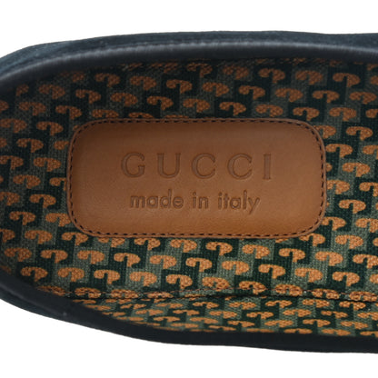 Gucci Velluto Marmara Pearl Embellished Mens Loafers 9 Black 6 of 12