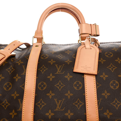 Louis Vuitton Monogram Keepall Bandouliere 55 8 of 15