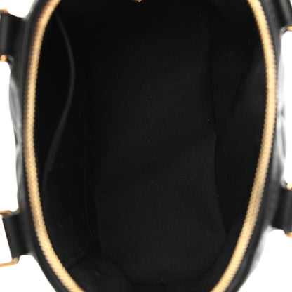 Louis Vuitton Calfskin Bubblegram Alma BB Black 5 of 8