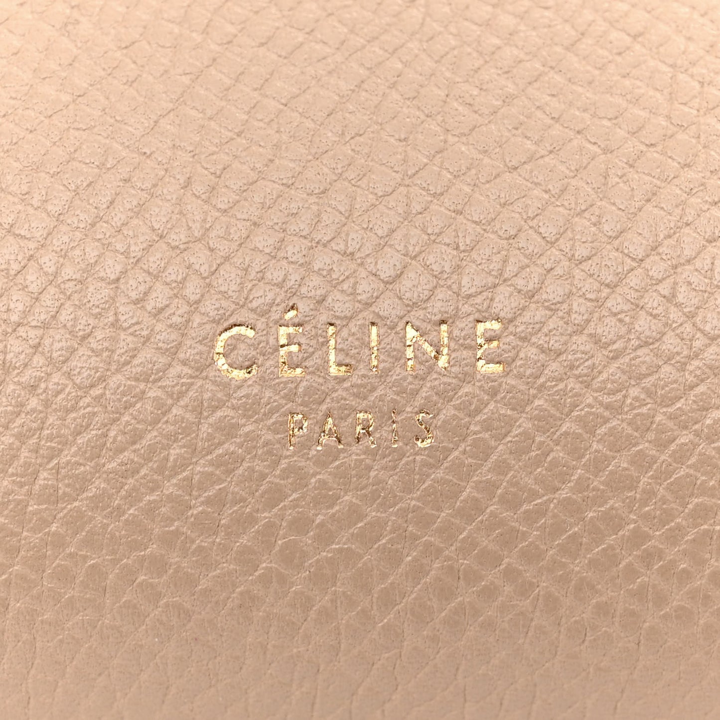 Grained Calfskin Mini Belt Bag Light Taupe