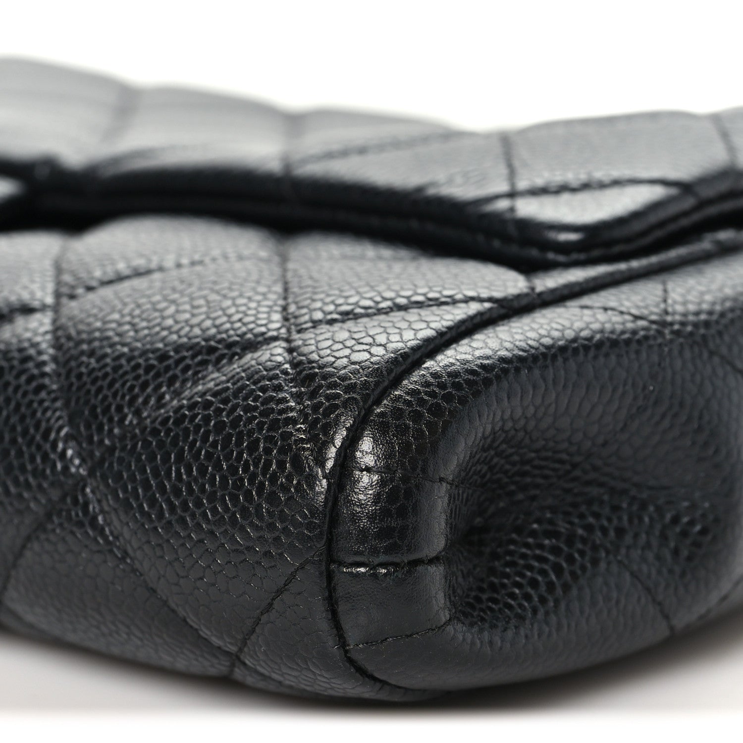 Chanel Caviar Quilted Clutch With Chain Flap Black 10 of 10
