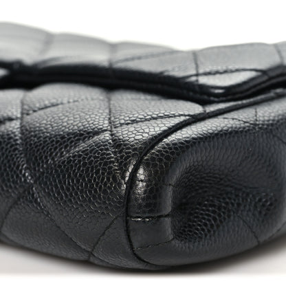 Chanel Caviar Quilted Clutch With Chain Flap Black 10 of 10