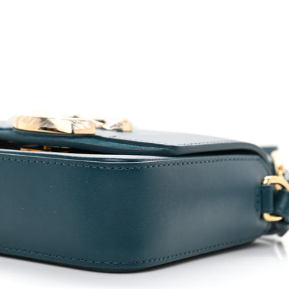 Chloe Shiny Calfskin Suede Mini C Double Carry Blue 8 of 8