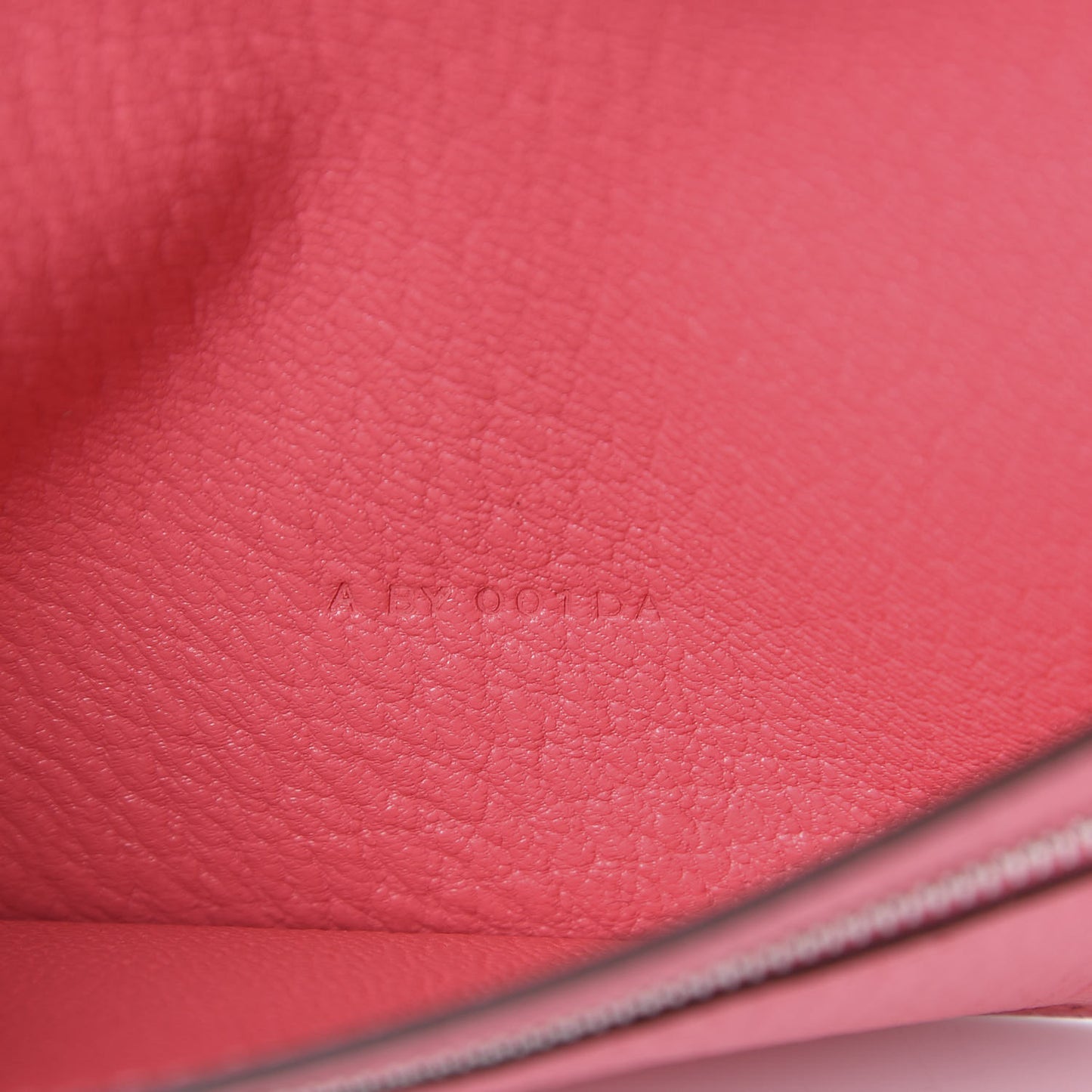 Chevre Mysore Bearn Gusset Wallet Rose Lipstick
