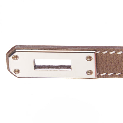 Hermes Togo Kelly Retourne 25 Etoupe 27 of 33