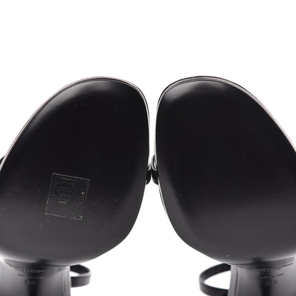 Saint Laurent Calfskin Jane 80 Ankle Strap Sandals 38 Black 6 of 11