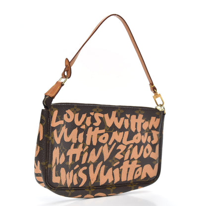 Louis Vuitton Monogram Graffiti Pochette Accessories Peach 3 of 11