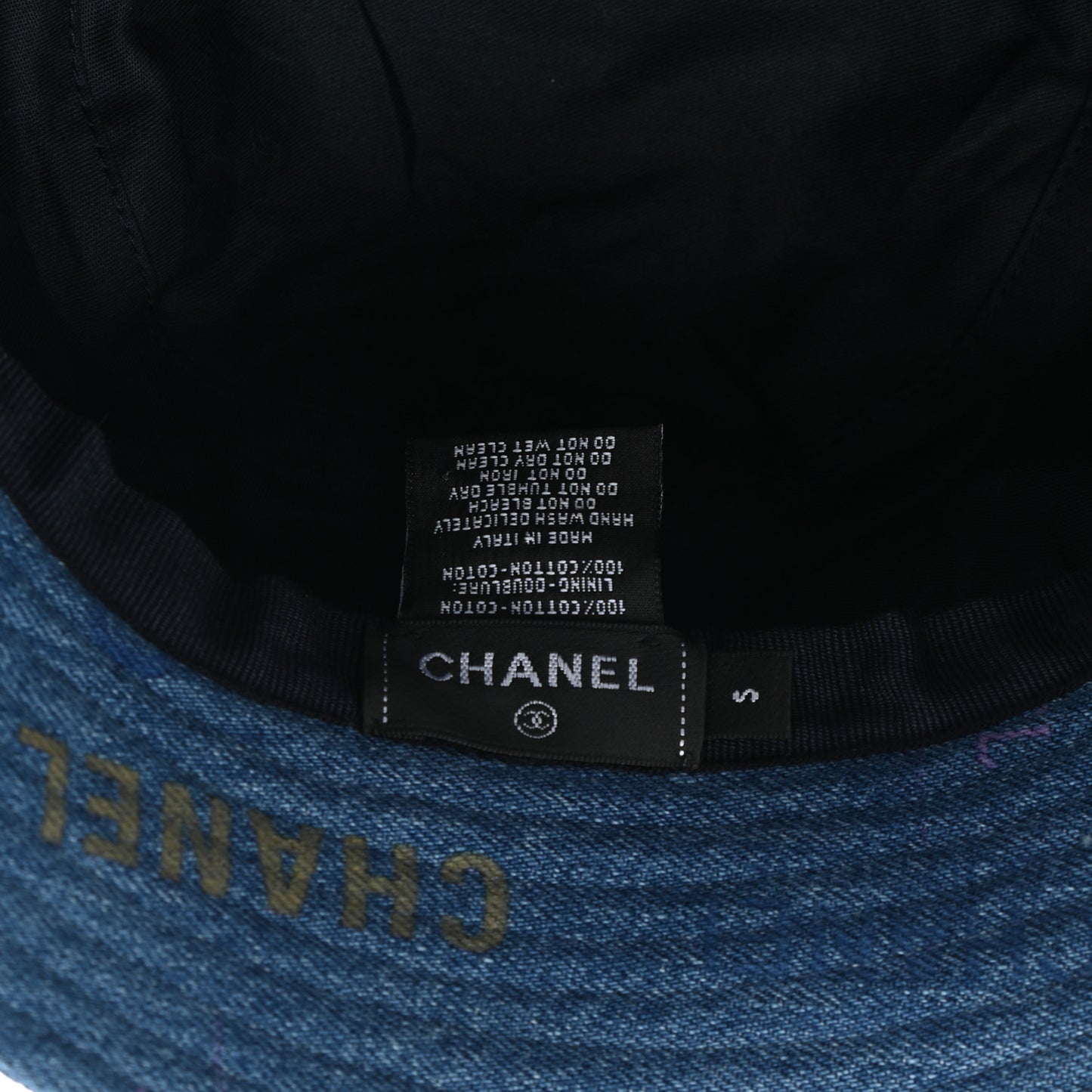 Denim Mood Cloche Bucket Hat S Blue