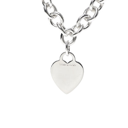 Tiffany Sterling Silver Heart Tag Necklace 5 of 6