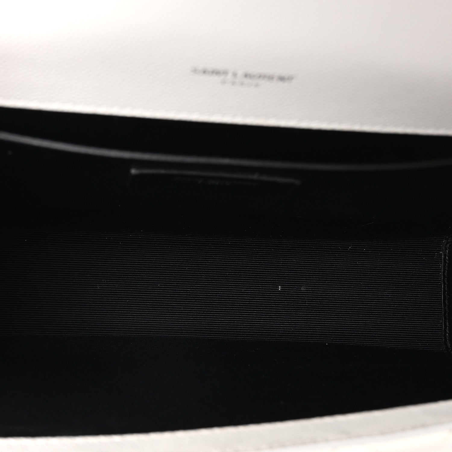 Saint Laurent Grain De Poudre Medium Tri-Quilt Monogram Satchel White 5 of 10