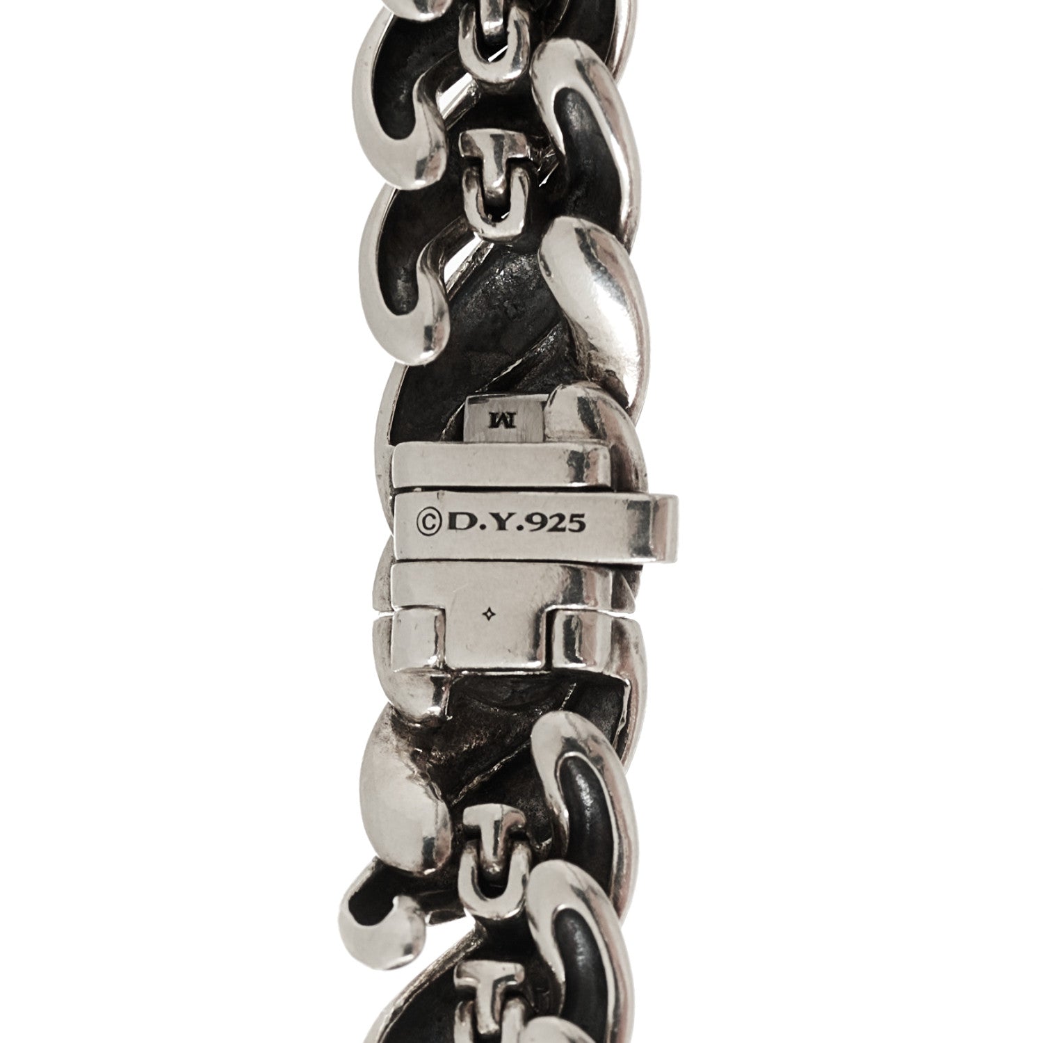 David Yurman Sterling Silver Sculpted Cable Triple Wrap Bracelet 3 of 3