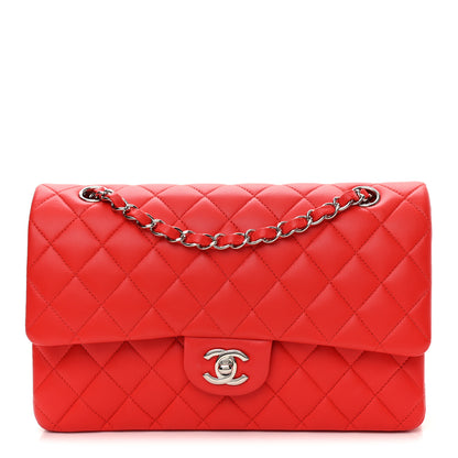 Chanel Lambskin Quilted Medium Double Flap Red 1 of 13